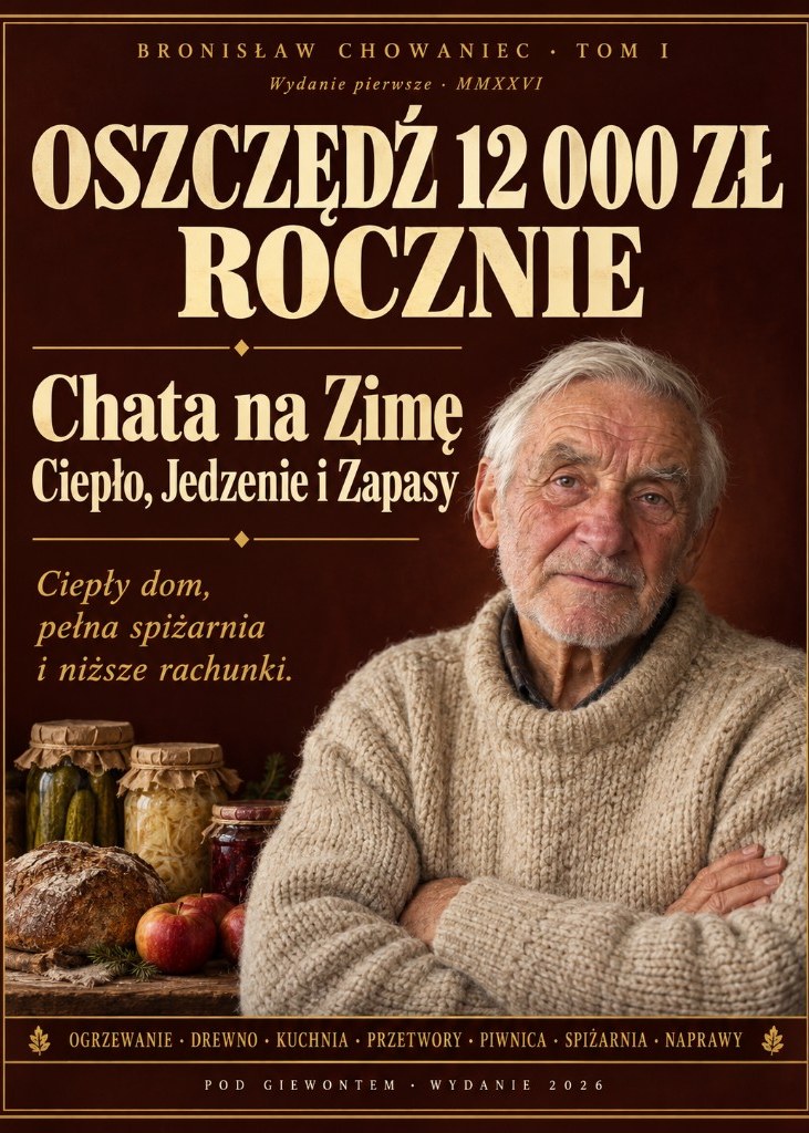 Okładka ebooka Chata Bronka — Jak żyć, gotować i radzić sobie samemu, cały rok